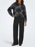 Only Pullover Donna 15375497 Dark Grey Melange - Grigio