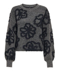 Only Pullover Donna 15375497 Dark Grey Melange - Grigio