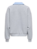 Only Felpa Onlscarlet Donna 15375667 Light Grey Melange - Grigio