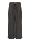 Only Pantalone Straight Donna 15376123 Dark Grey Melange - Grigio