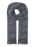 Only Sciarpa Onljosephine Animal Donna 15376280 Dark Grey Melange - Grigio
