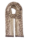 Only Sciarpa Onlemilia Pattern Glitter Donna 15376300 Coffee Bean - Marrone