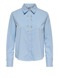 Only Camicia Casual Donna 15376883 Cashmere Blue - Celeste
