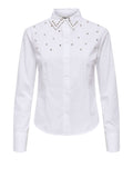 Only Camicia Casual Onlevora Aida Donna 15376890 Bright White - Bianco