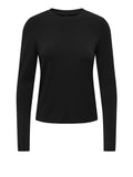 Only T-shirt Onlbamboo Donna 15377113 Black - Nero