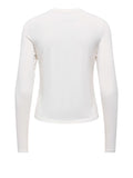 Only T-shirt Onlbamboo Donna 15377113 Cloud Dancer - Bianco