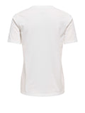 Only T-shirt Onlsanja Donna 15377518 Cloud Dancer - Bianco