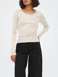 Only Pullover Donna 15378046 Birch - Avorio
