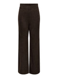 Only Pantalone Onltessie Wide Donna 15378113 Coffee Bean - Marrone