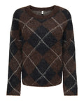 Only Pullover Donna 15378140 Coffee Bean - Marrone