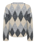 Only Pullover Donna 15378140 Light Grey Melange - Grigio