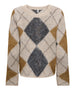 only pullover donna 15378140 oatmeal avorio 164017662