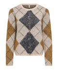 Only Pullover Onlnoeme Donna 15378142 Oatmeal - Avorio