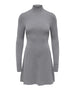 only vestito mini onlkattie ls highneck donna 15378331 dark grey melange grigio 169951216