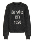 Only Pullover Donna 15378442 Dark Grey Melange - Grigio