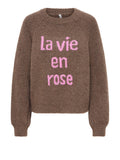Only Pullover Donna 15378442 Walnut - Marrone