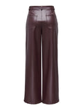 Only Pantalone Palazzo Donna 15378766 Fudge - Bordeaux