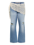 Only Jeans Straight Onlhollie Donna 15379237 - Denim