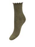 Only Calzini Onlmillie Glitter Lettuce Donna 15379278 Kalamata - Verde