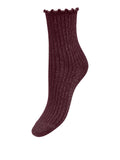 Only Calzini Onlmillie Glitter Lettuce Donna 15379278 Winetasting - Bordeaux