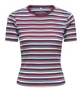 Only T-shirt Onlval Donna 15380215 Fig - Multicolore