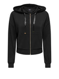 Only Felpa Zip Onlmyra Donna 15380272 Black - Nero