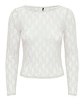 Only Maglia Onlnikita Donna 15380422 Cloud Dancer - Bianco