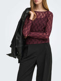 Only Maglia Onlnikita Donna 15380422 Decadent Chocolate - Bordeaux