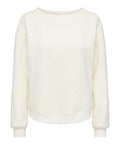 Only Pullover Onlscarlet Donna 15380678 Cloud Dancer - Bianco