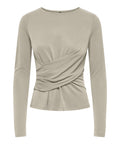 Only T-shirt Donna 15380710 Silver Lining - Avorio