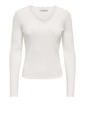 Only Maglia Donna 15380864 Cloud Dancer - Bianco