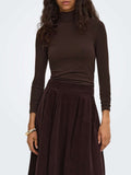 Only Maglia Onlglamour Donna 15380914 Black Coffee - Marrone