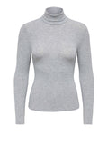 Only Maglia Onlglamour Donna 15380914 Light Grey Melange - Grigio