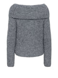 Only Pullover Donna 15381393 Medium Grey Melange - Grigio