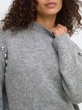 Only Pullover Onlselma Donna 15381463 Medium Grey Melange - Grigio