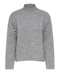 Only Pullover Onlselma Donna 15381463 Medium Grey Melange - Grigio