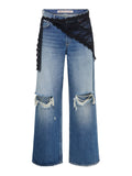 Only Jeans Wide Onlheath Donna 15381848 - Denim