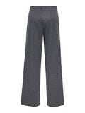 Only Pantalone Straight Onlbremen Mw Herringbone Donna 15381878 Dark Grey Melange - Grigio