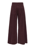 Only Pantalone Palazzo Donna 15381935 Fudge - Bordeaux