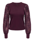 Only Pullover Donna 15382123 Winetasting - Bordeaux