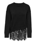 Only Pullover Onlevie Donna 15382505 Black - Nero