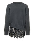 Only Pullover Onlevie Donna 15382505 Dark Grey Melange - Grigio