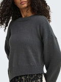 Only Pullover Onlevie Donna 15382505 Dark Grey Melange - Grigio