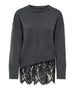 only pullover onlevie donna 15382505 dark grey melange grigio 160665537