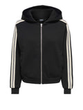 Only Felpa Zip Donna 15383210 Black - Nero