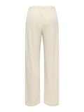 Only Pantalone Palazzo Donna 15383457 Birch - Avorio