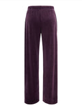 Only Pantalone Palazzo Donna 15383457 Plum Perfect - Bordeaux