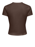 Only T-shirt Onlsunny Donna 15383627 Bracken - Marrone