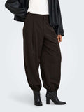 Only Pantalone Straight Onlrumba Alden Mw Pinst Balloon Donna 15383650 Mole - Marrone