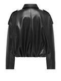Only Giubbino di Pelle Onlmoon Stina Faux Suede Donna 15383675 Black - Nero